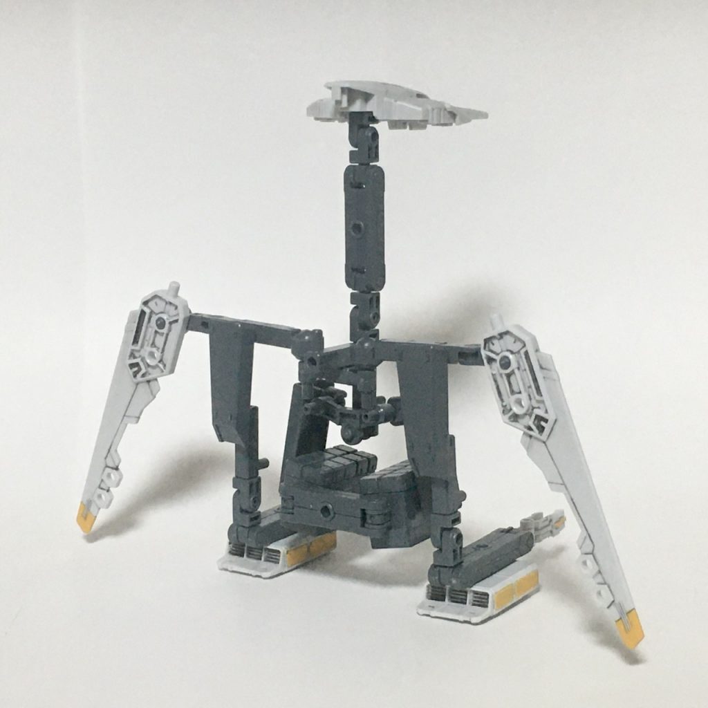 ガーディアンジャケットの着陸状態、背面。