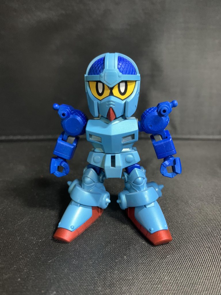 本体の水色部分に意外と時間取られました。白くなりすぎるかシルバーになりすぎるかで行ったり来たり…結局青クリアー→白クリアーに落ち着いたのですがちょっと青すぎるかな？