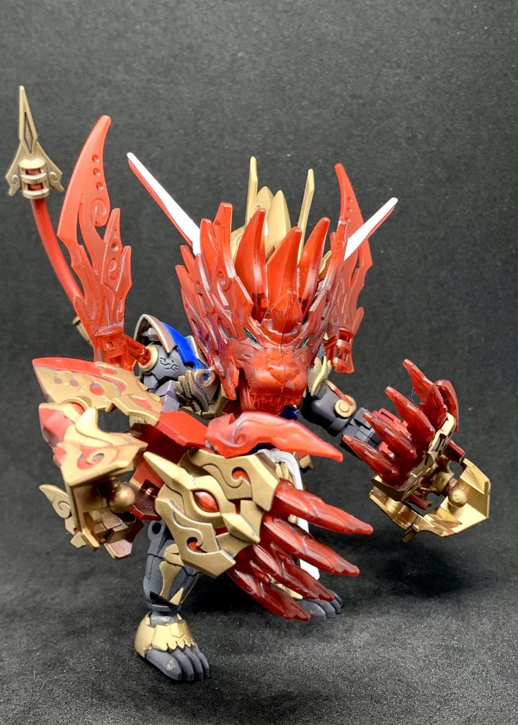 目は最後にエナメルクリアー塗ったけど、あまり目立ちませんね😅