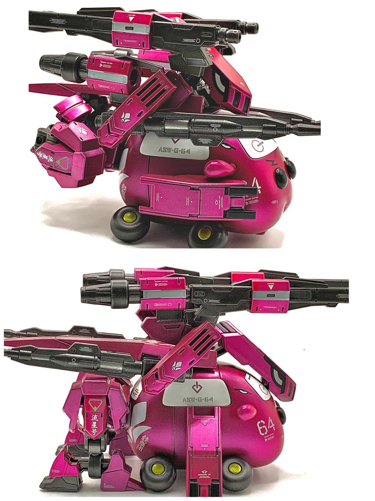 そしてフラウロスということもあり、移動形態と砲撃形態に変形できるようにしてみました