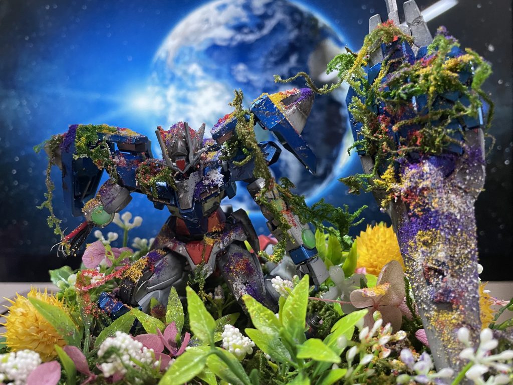 ダブルオーガンダム　エンディング–4枚目/制作者：M.sen