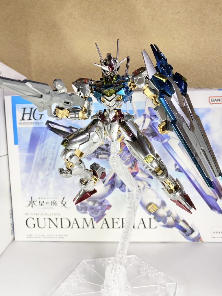 HGガンダムエアリアルボーン塗装–2枚目/制作者：まさのり