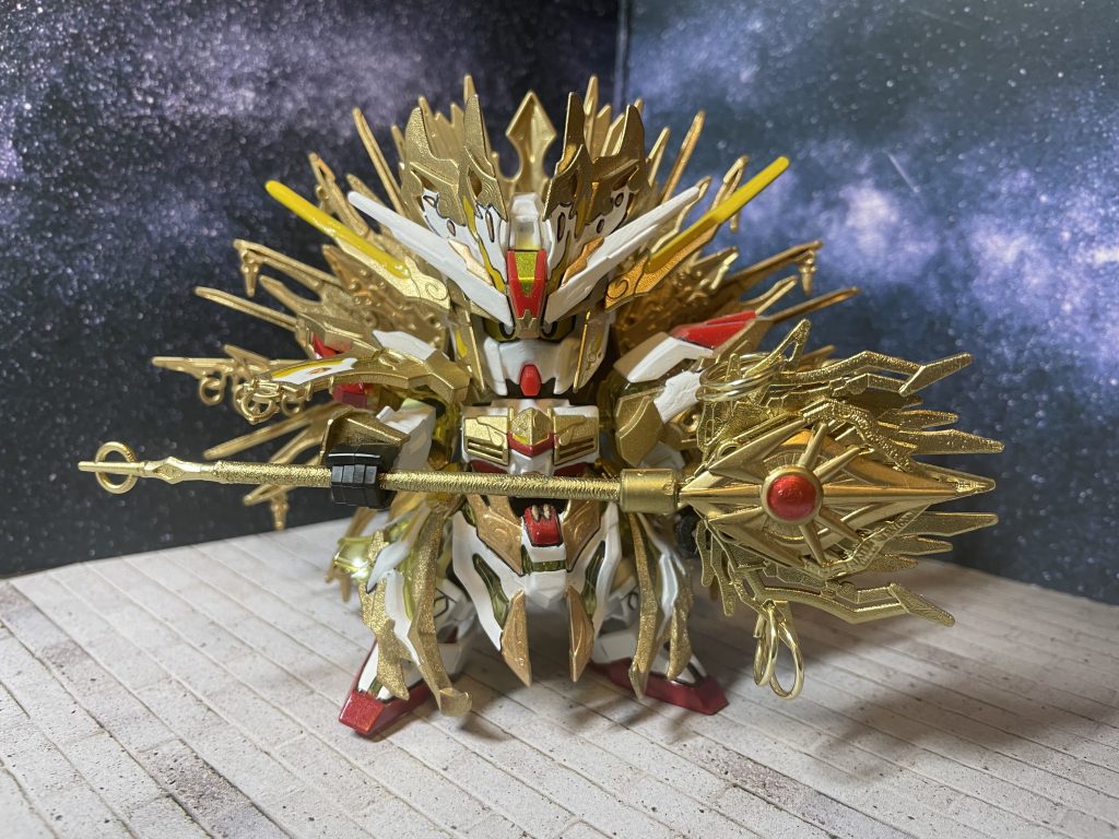 推しは錫杖。窮奇とも差別化しつつ…なんて考えてたら、組み合わせ考えるだけで大分時間がかかっちゃいました。