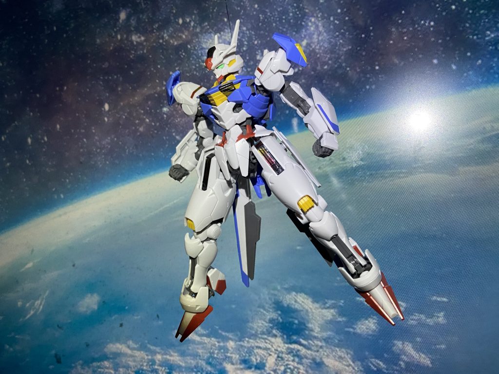 エアリアル❤️HGですが、部品の整形や精度にビビってますww  ポリキャップ無しでもしばらくヘタらなそうでスゴイ！