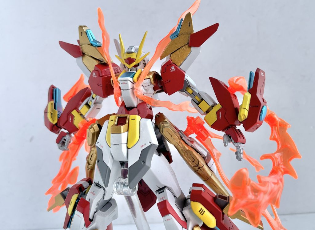 トラバの炎エフェクトを付けた強化形態(第一段階)