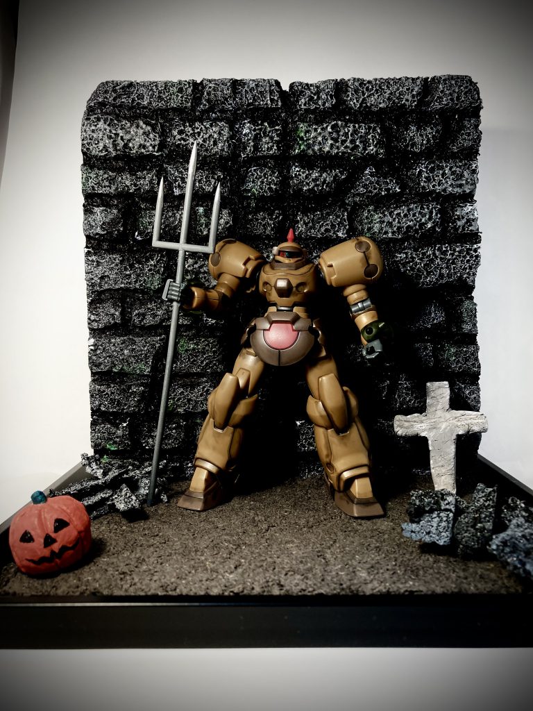 槍はランナーで作りました。