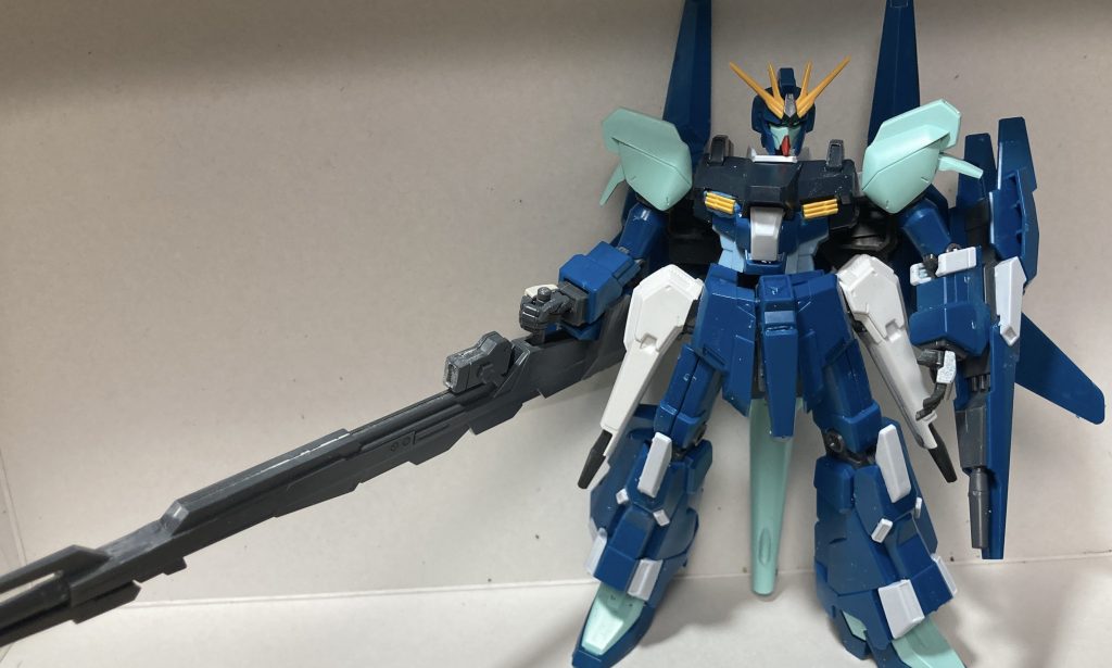 フェイスもリガズィに変えて、ロングライフルを持たせたところ