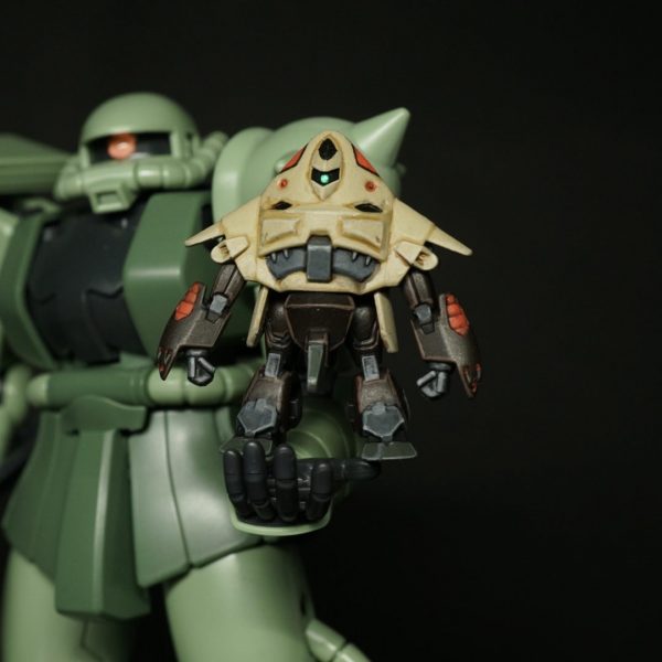 EG付属miniガンプラ モビルグーン WH風塗装