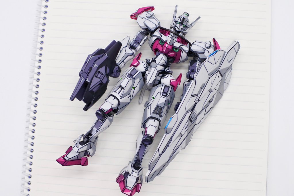 アニメ塗りしてるだけなので特に説明することもない…💦アニメメディア「アニメ！アニメ！」にて、HGガンダムルブリスのレビュー掲載してます。記事はコチラ！ 