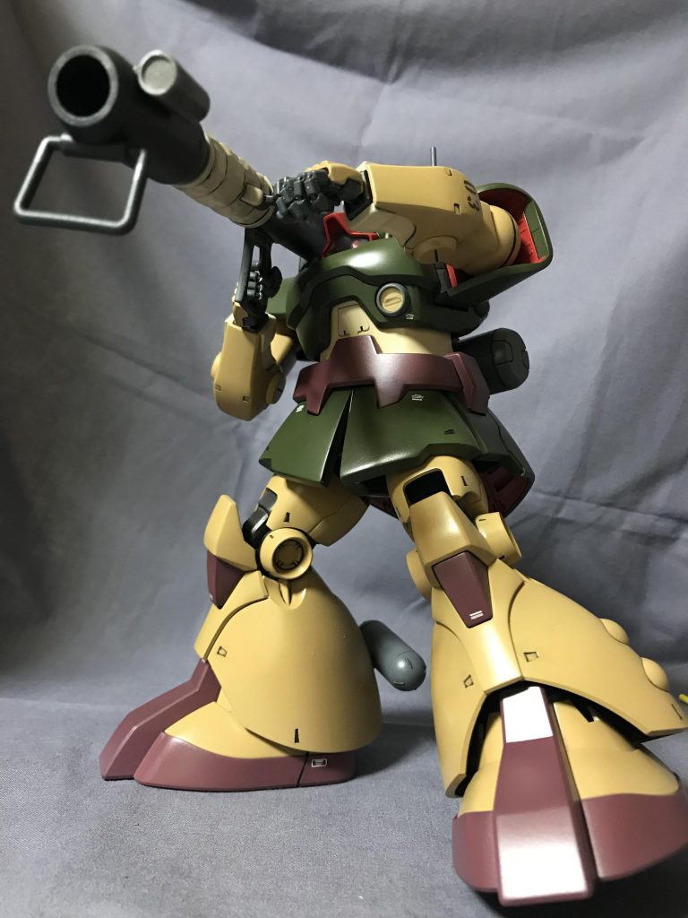 めっちゃ動く‼︎…ってわけでもないんですが(笑)バズーカが両手でサクっと持てるのはうれしいですね!