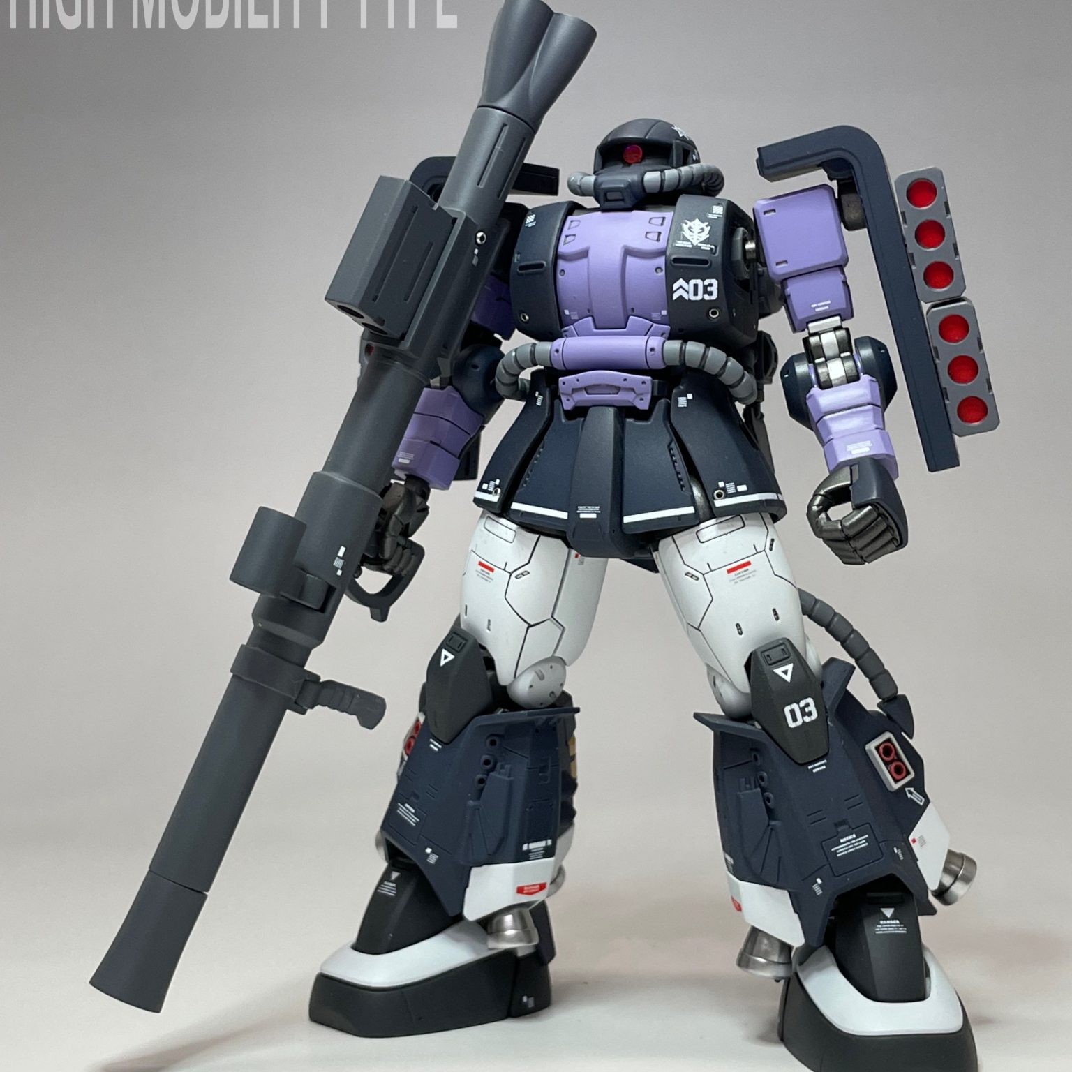 【在庫人気】MG 高機動型ザクII 黒い三連星仕様 ガイア専用機 完成品