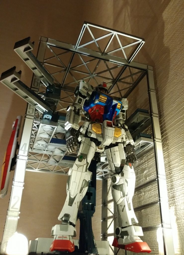 ドックを改造してライトが点灯するようにしました。