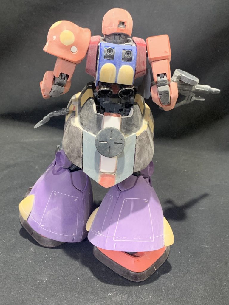 ふくらはぎのディテールやバーニアも追加