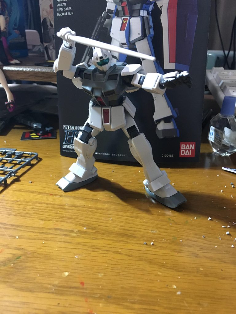 まずは素組して楽しみます