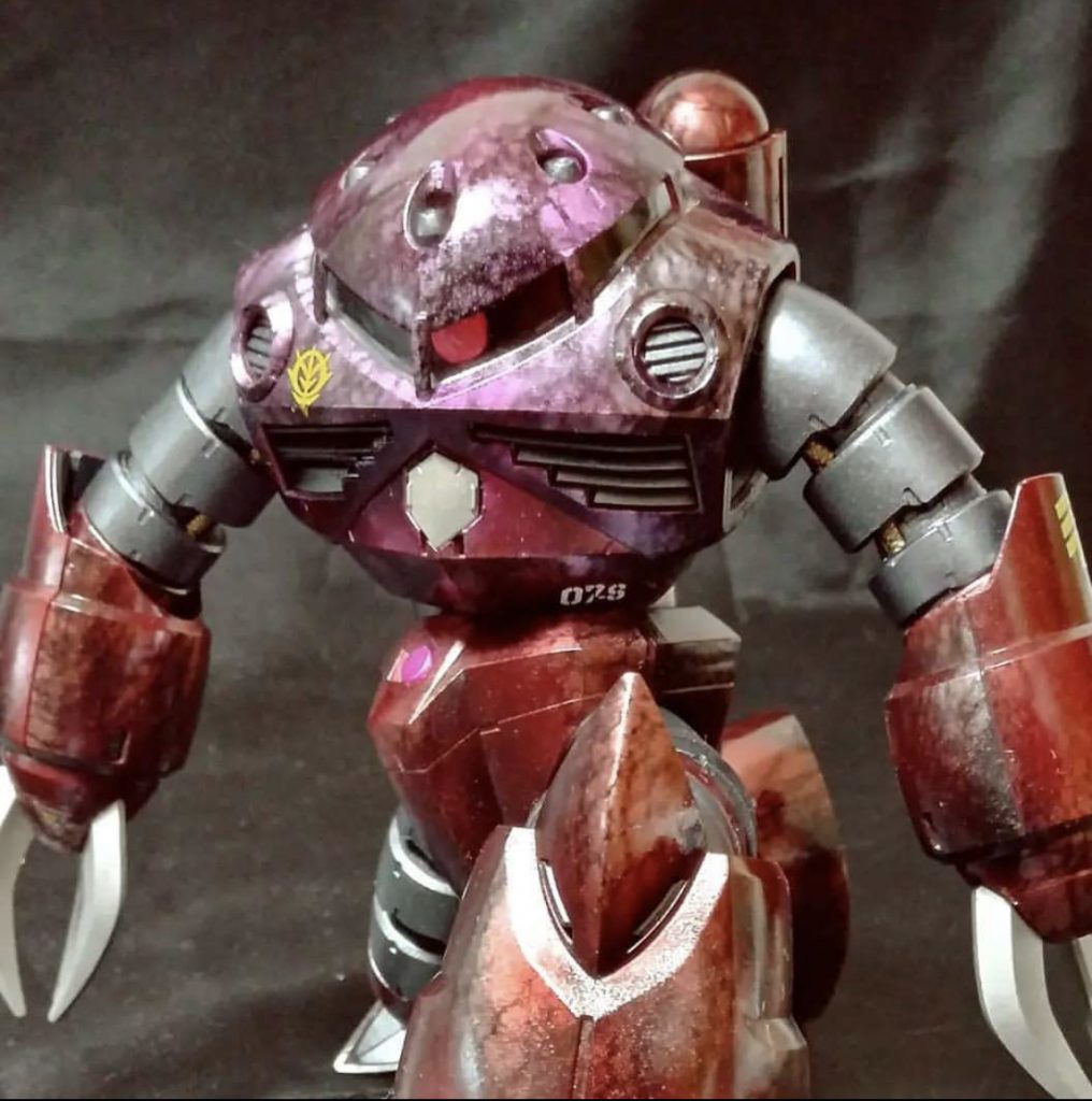 初めての大理石塗装だったのでかなり慎重に塗装しましたが、まずまず模様が出たのでホッとしました☺️