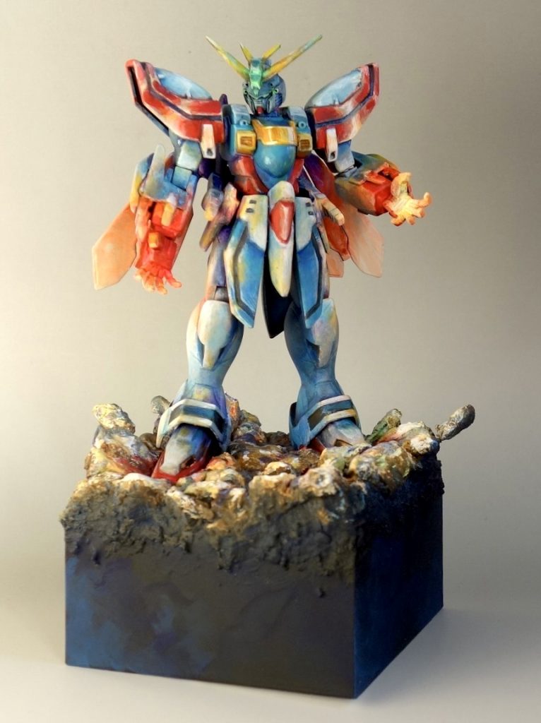 ゴッドガンダム　旧キット１／１４４–7枚目/制作者：@館長