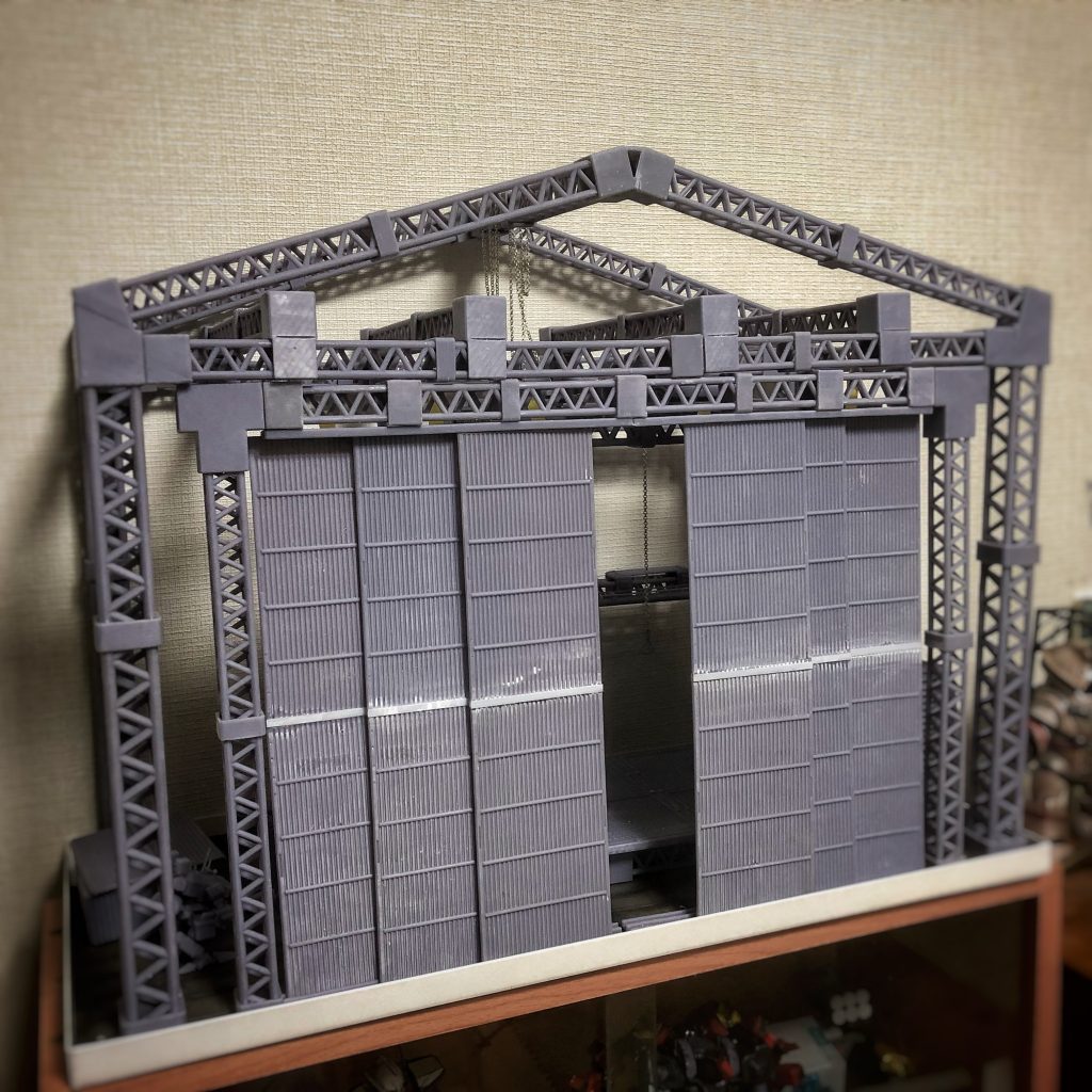 中身だけだとこんな感じ。引戸は途中で撤去しました。(中身が見えないw)