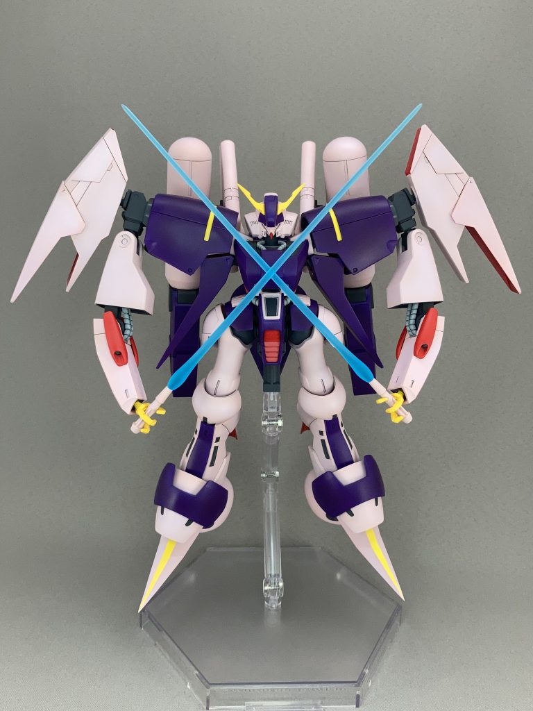 ビーム・サーベル少し荒めにヤスリ掛けしてつや消しです。