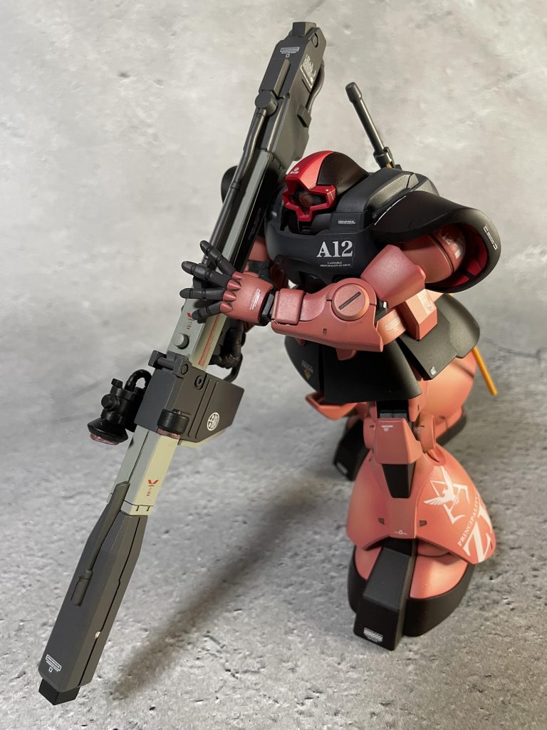 シャア専用リックドム　グラデーション塗装–3枚目/制作者：モリラボ