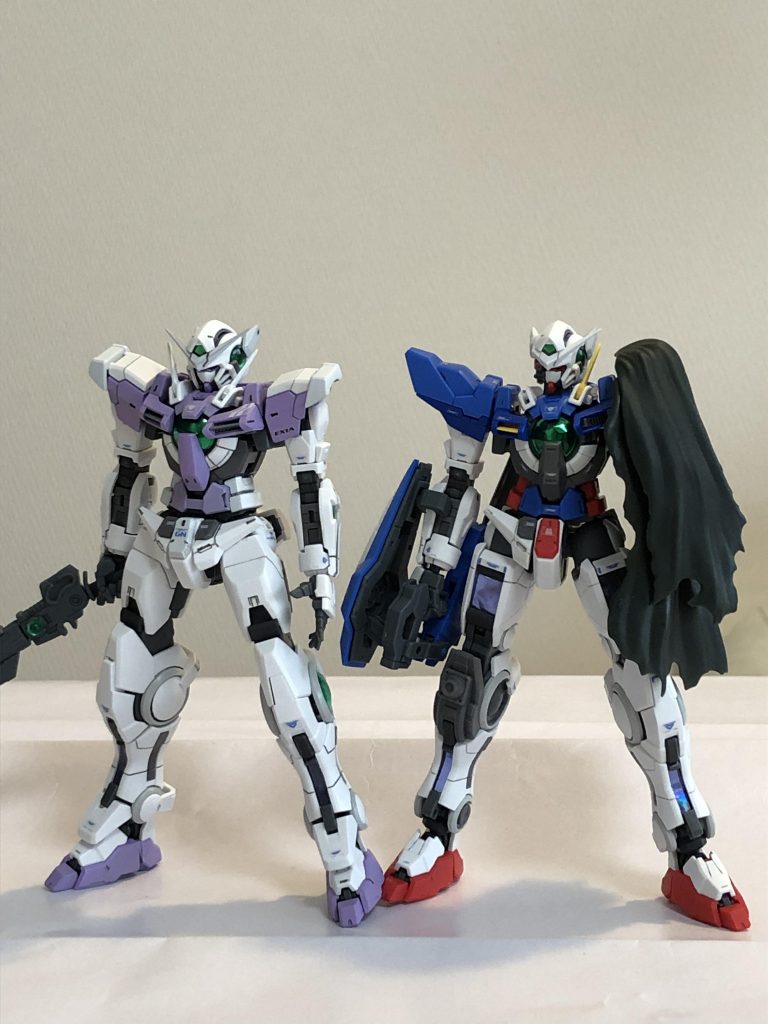 エクシアリペアと。フォルムの変更箇所が分かります。