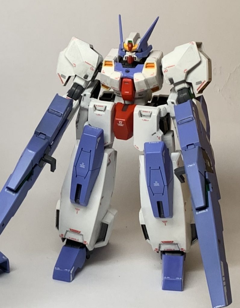 無人MSのセラ・シェヘラザードセラヴィーⅡベースにシェヘラザードの頭部と脚部に差し替え要素を残しました。