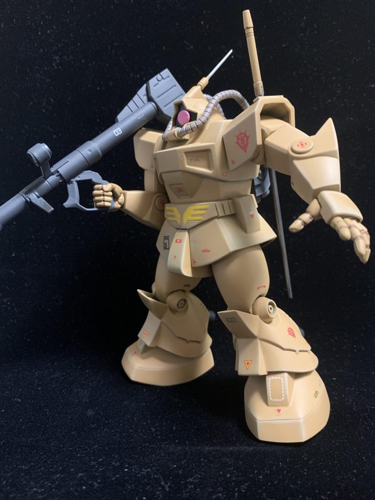 使用した塗料は茶：クレオス サンディブラウングレー：クレオス ファントムグレー金属部：クレオス 焼鉄色がベースになってます。