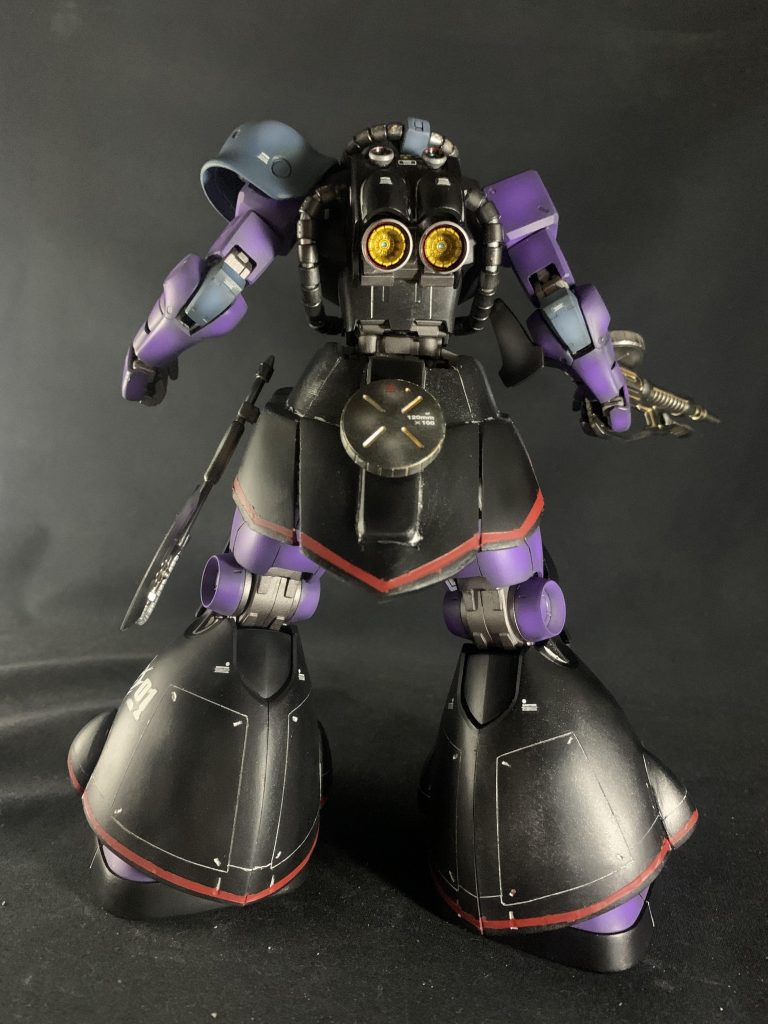 スジボリも追加してシルバーで墨入れしたりしました。