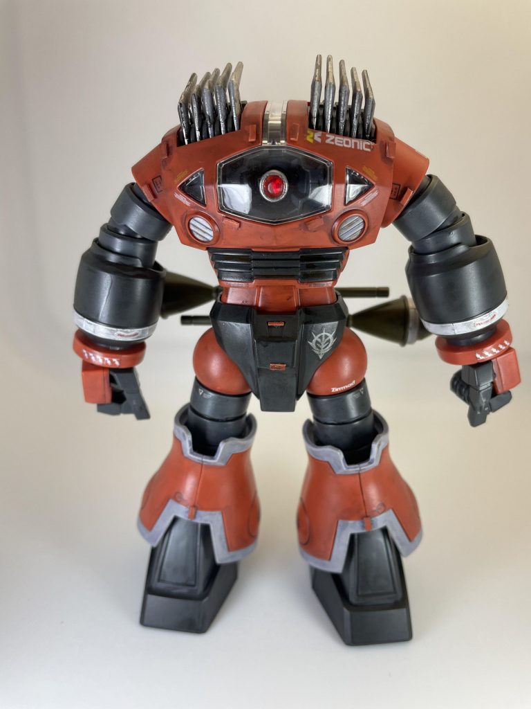 部分塗装、ちょいプラ板貼り、デカール、つや消しです。