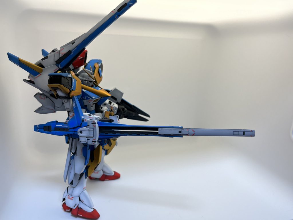 メガ・ビームライフル長過ぎてカメラにいっぱいいっぱいでした