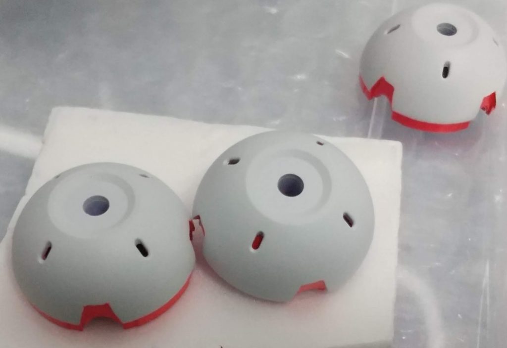 ノンキネティックポッドの内部にもフィルムを貼ってディテールアップ