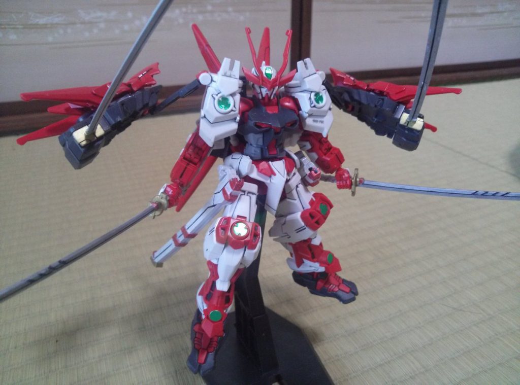 全部の刀を構えた四刀流