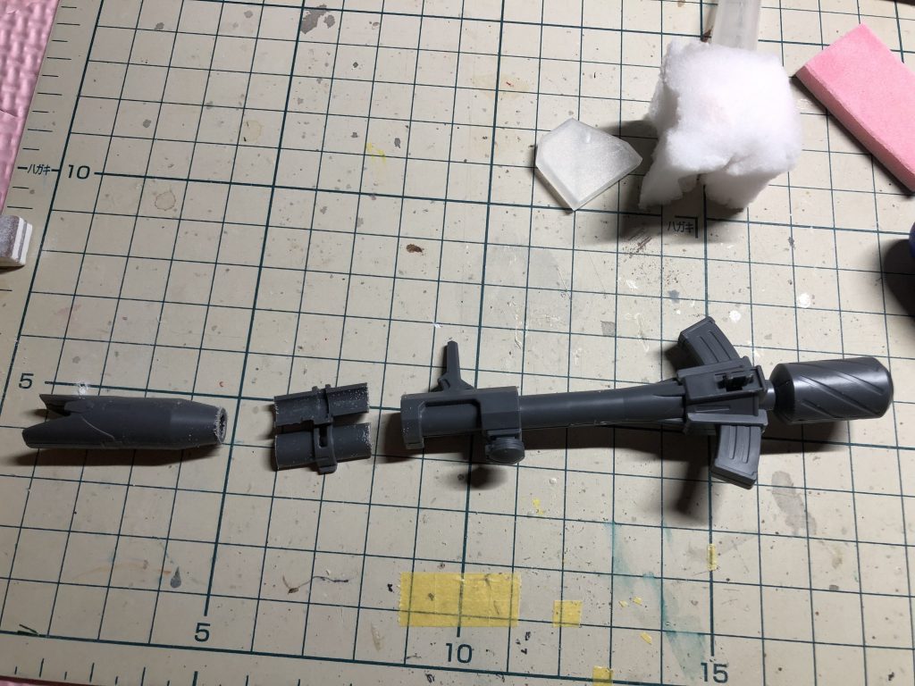 バズーカは気持ち短くしております。