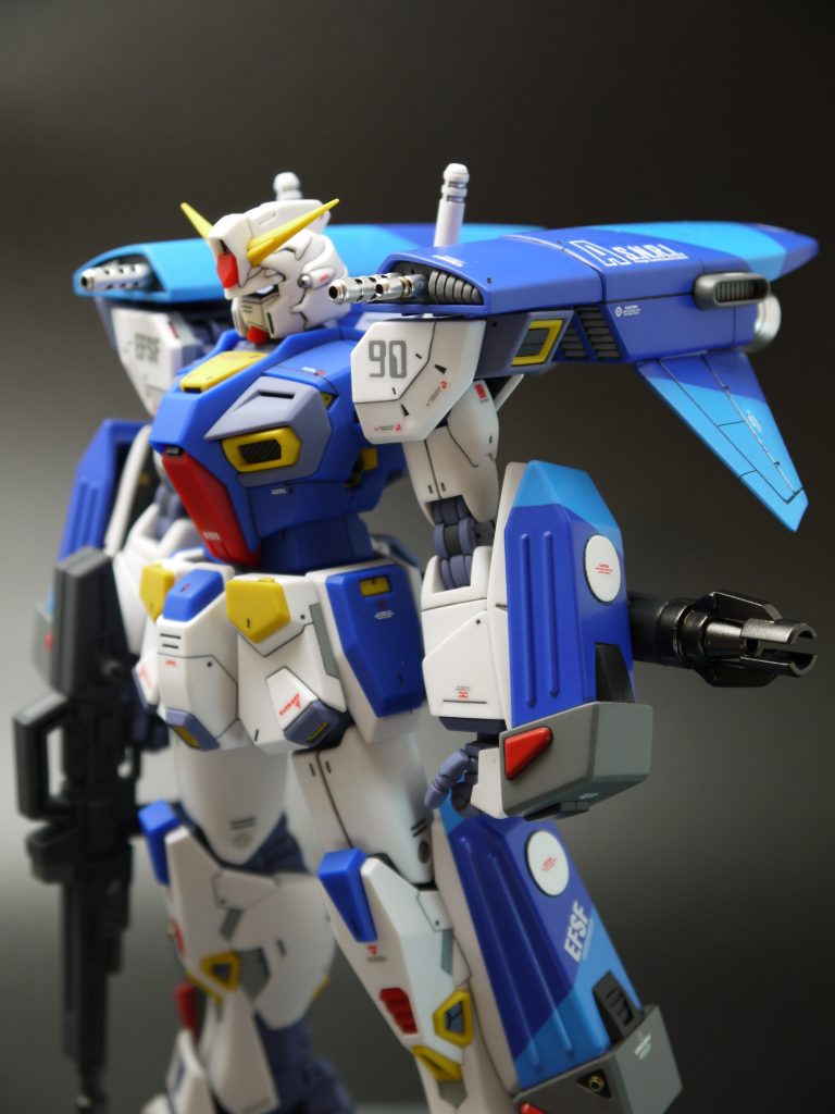 本当に良い出来の本キット。F90は当時からとても好きなガンダムですが、旧キットの本体は残念な仕上がりだったので、MG化されてとても嬉しいです。早くAタイプもMGでキット化して欲しいです。F90はまた作りたいと思っています。が、他にも作りたいものが沢山あって、いつ出来ることやら…。ご覧いただき、ありがとうございました。