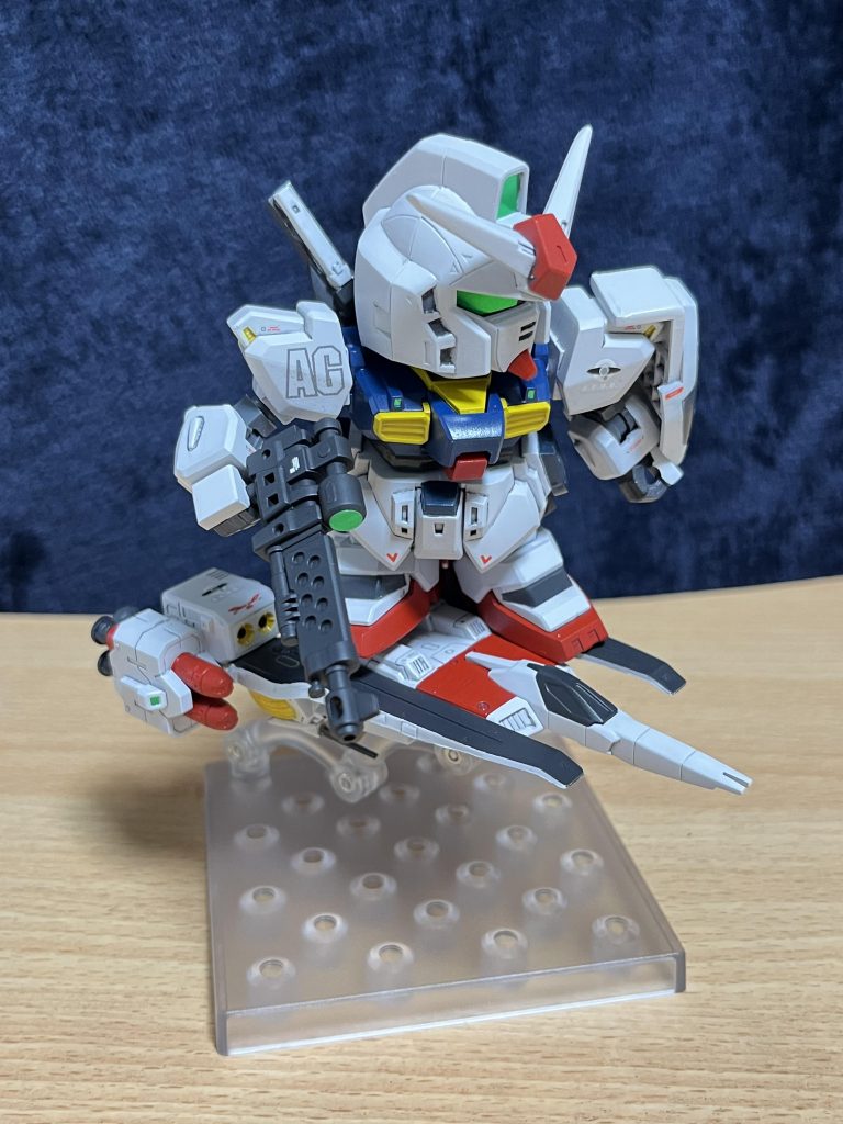 先日作ったSDのガンダムMk-Ⅱと。