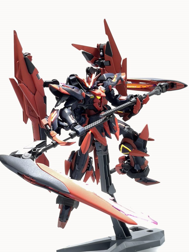 ビームウォーサイス!光の加減で見えないんですが光の翼を刃ぽくしてみました!