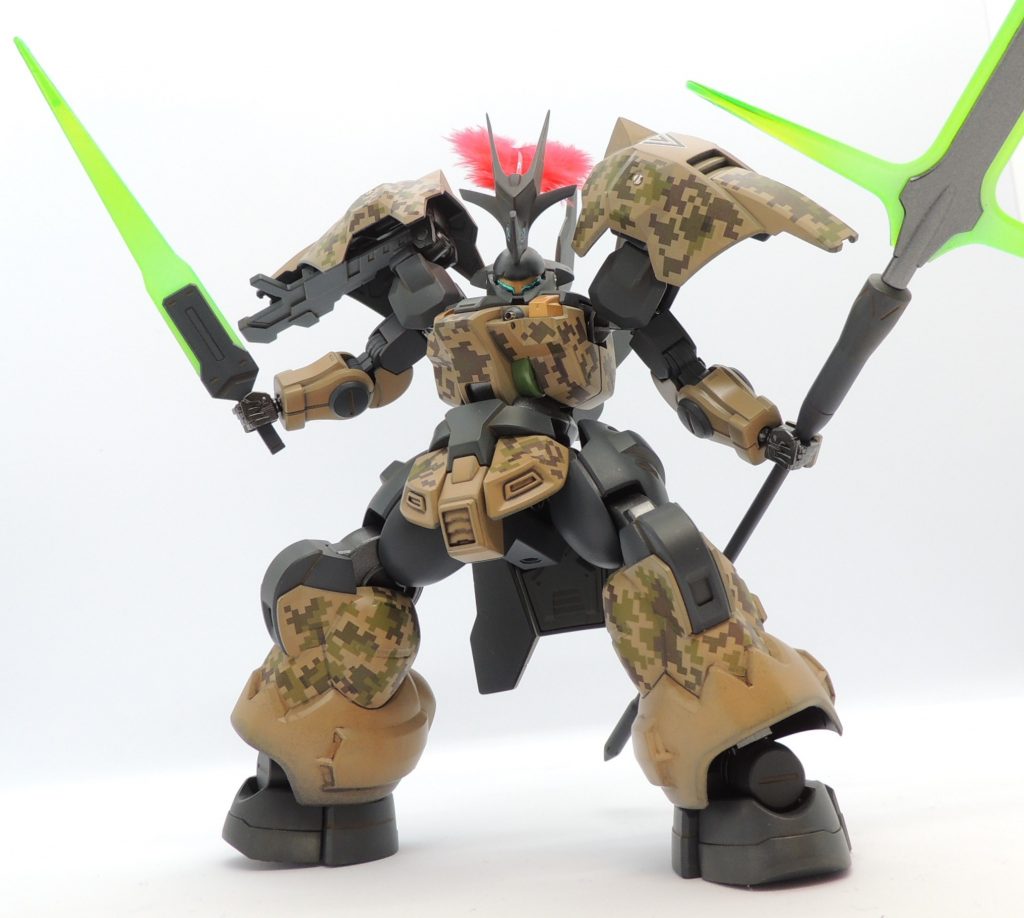 ピクセル迷彩はデカールを使用しています。