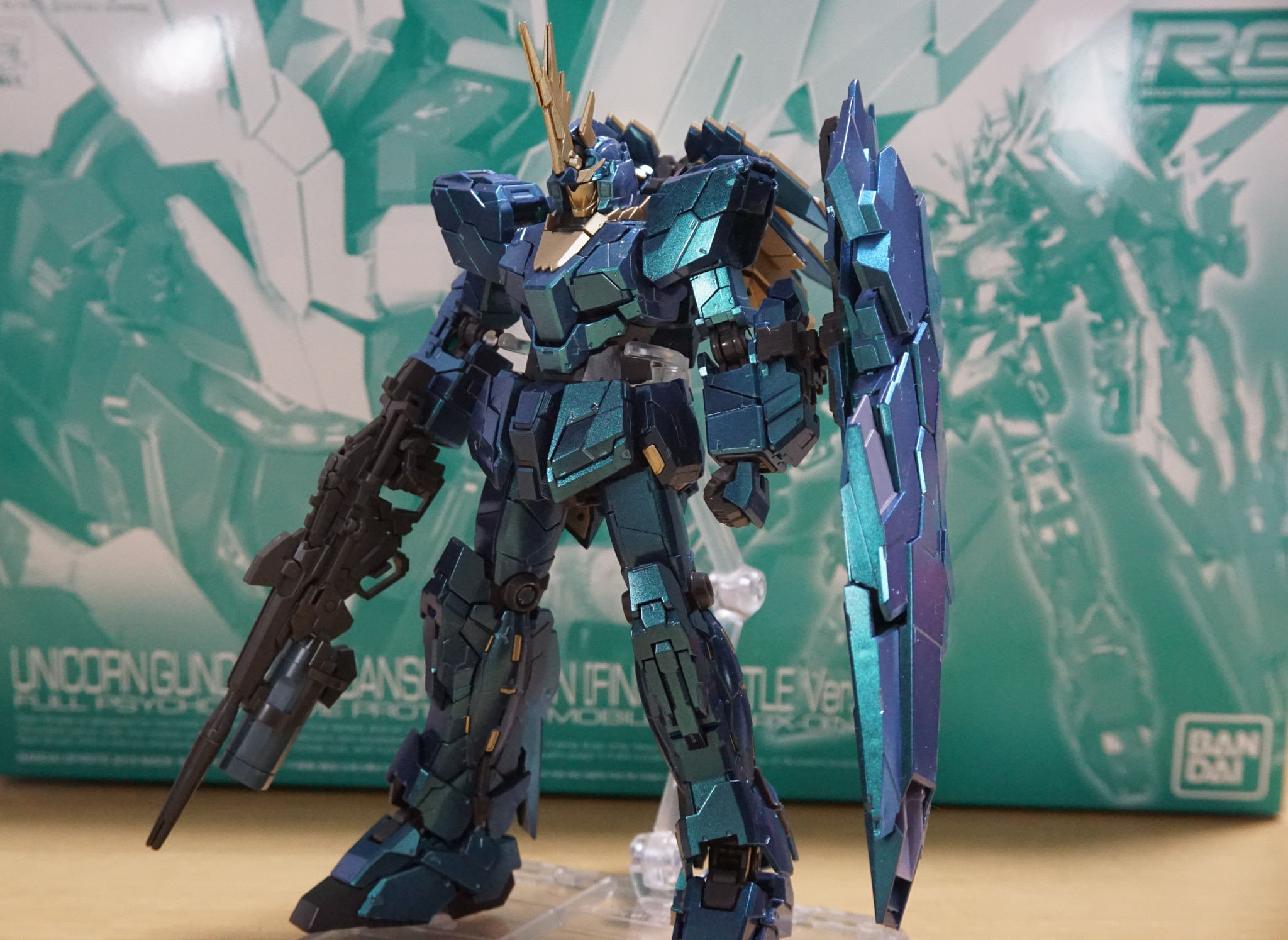 ガンプラ RG ユニコーンガンダム３体＋バンシィ用アームドアーマーVN 