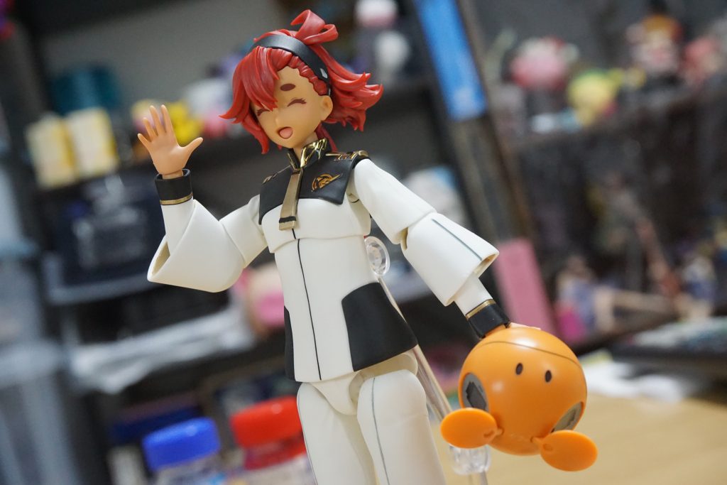 笑顔のスレッタこの笑顔が本編で見れる日がくるのでしょうか…。