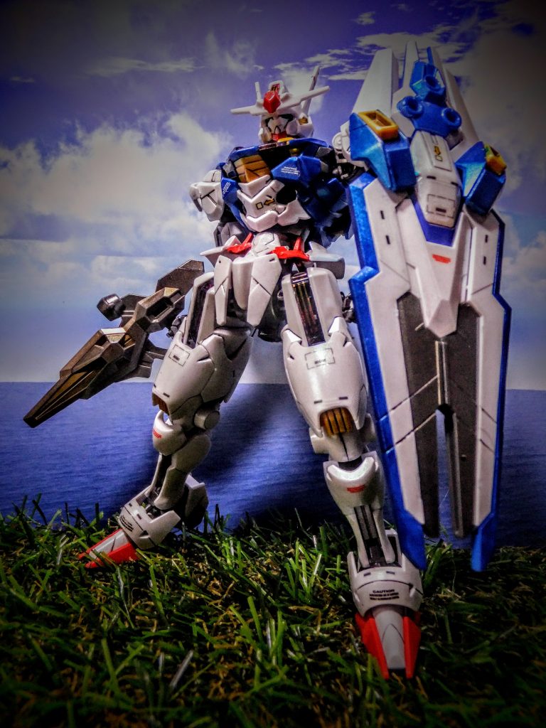 速攻モデリング！完成一番乗りだったら嬉しい！ガンダムエアリアルお披露目です(笑)–2枚目/制作者：gtarou