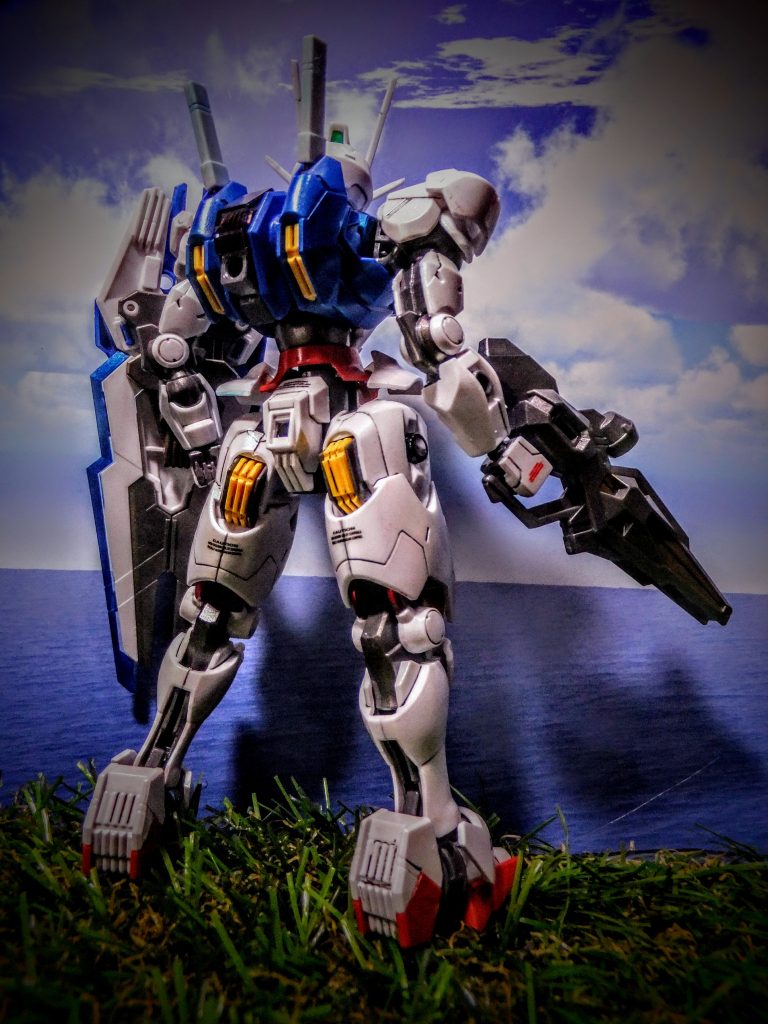 速攻モデリング！完成一番乗りだったら嬉しい！ガンダムエアリアルお披露目です(笑)–3枚目/制作者：gtarou