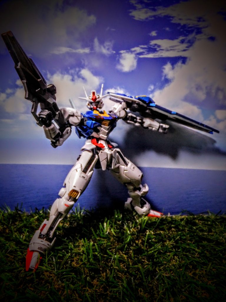速攻モデリング！完成一番乗りだったら嬉しい！ガンダムエアリアルお披露目です(笑)–5枚目/制作者：gtarou