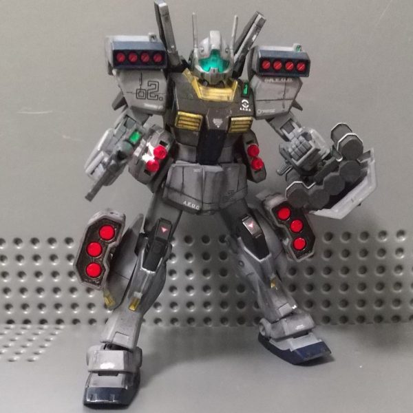 HGUC ジムⅢミサイルポッド装備