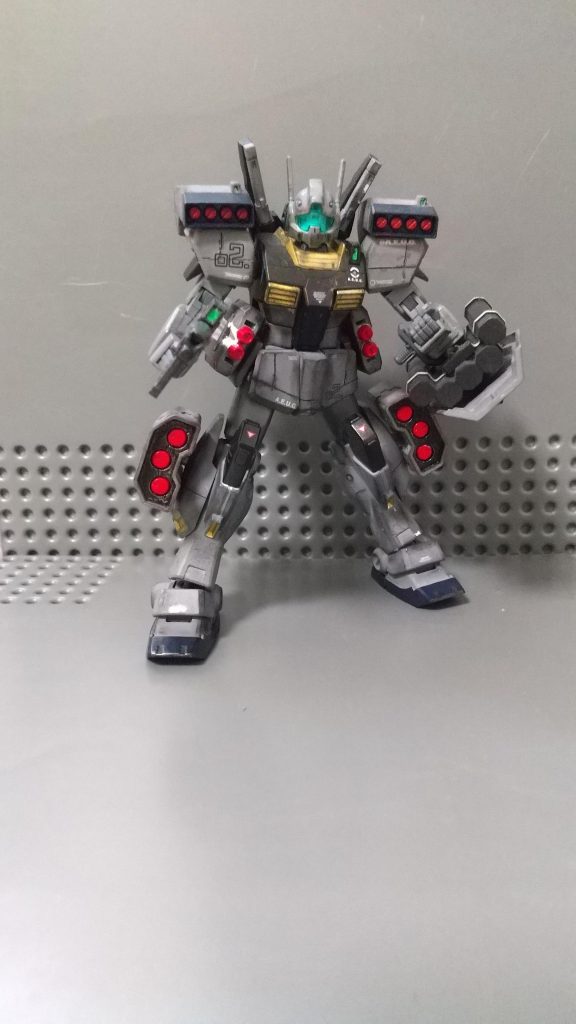 HGUC ジムⅢミサイルポッド装備–3枚目/制作者：O化け