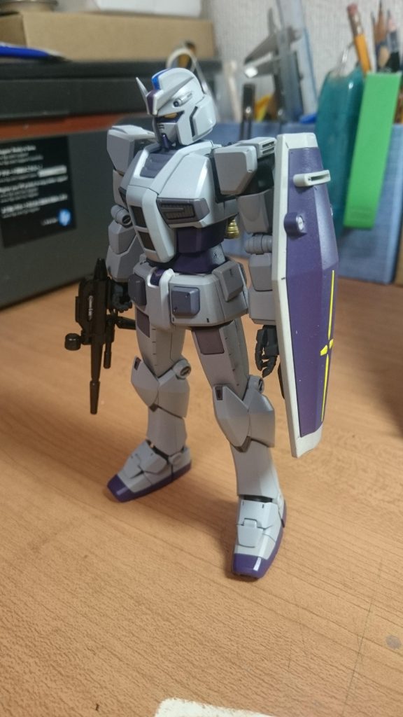 変更点としては、脛をランナータグ１枚分延長し、その分首をランナータグ１枚分程短くしています。