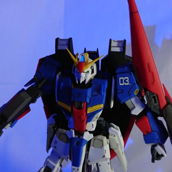 RG Zガンダム 素組スミ入れ