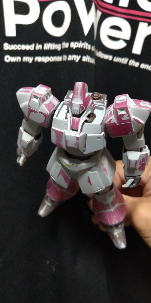 設定画再現 余り変えずに関節位置を主に変更。