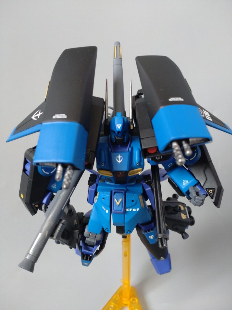 本当は追加装備をパージしたかったのですが、本体がつや消し未なので断念。ケガが治った後、個人用で仕上げるつもりです。ご閲覧、ありがとうございました。