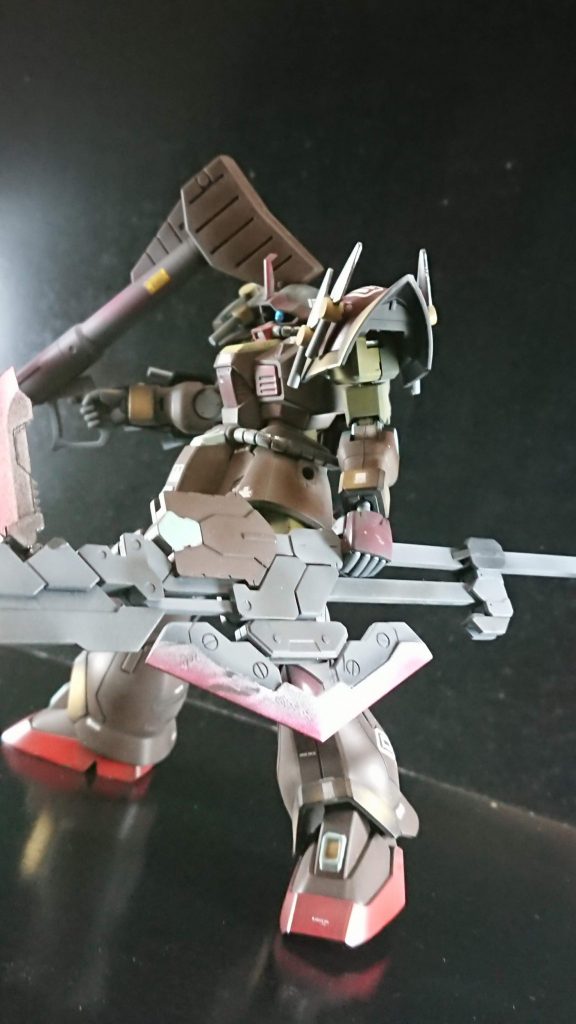 イフリートってゲームのイメージもあるしシュナイドは特に近接戦闘のイメージがあったので思いっきりデカい武器持たせてみました。