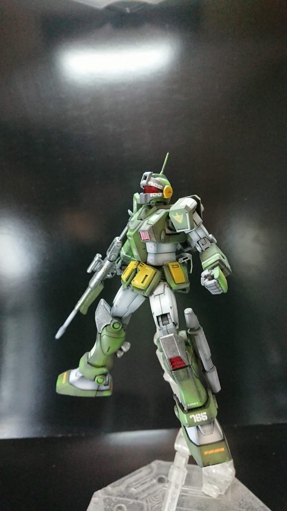 多分2、3年くらい前に制作したと思います。黒サフ吹いてグラデーションするのがマイブームだったみたいですねぇ。