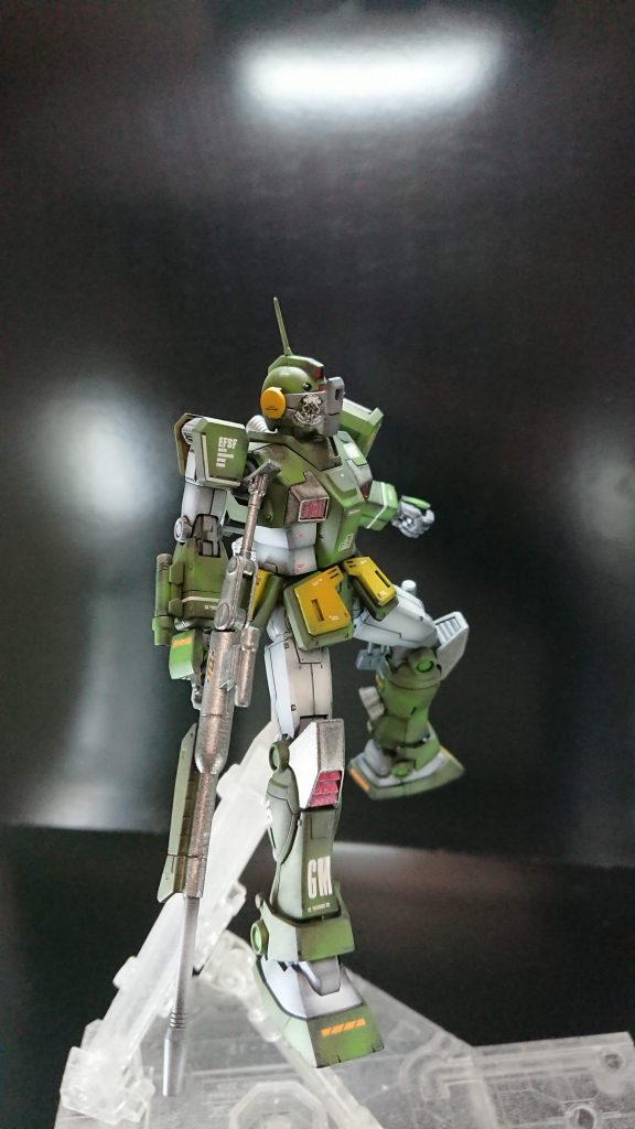 旧キットの時からホントに大好きだったジムスナイパーカスタムがこんなにスタイリッシュでカッコよくなって再び再開できるなんて最高すぎました❗MSVってやっぱりいいですよね～。